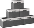 GhvyenntteS 6 Pack Fabric Storage Bins, Foldable Storage Baskets by GhvyenntteS
