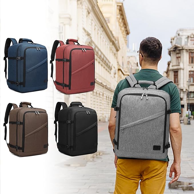 Kono Carry on Backpack, Waterproof Lightweight Daypack - Image 7