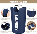 DOKEHOM 90L Large Laundry Basket, Collapsible Laundry Bag, Freestanding Tall - Image 7