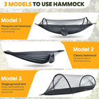Chihee Ultra-Light Travel Camping Hammock Pop-up Net Hammock 660lbs Load - Image 4