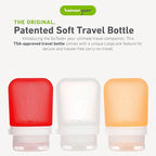 humangear GoToob+ 3-Pack | Refillable Silicone Travel Bottle | Locking Lid | - Image 2