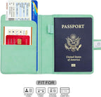 Melsbrinna Premium Leather Passport Holder Covers Case, Waterproof Rfid - Image 2