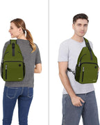 MOSISO Sling Backpack Bag, Crossbody Shoulder Bag Travel Hiking Daypack Chest - Image 7