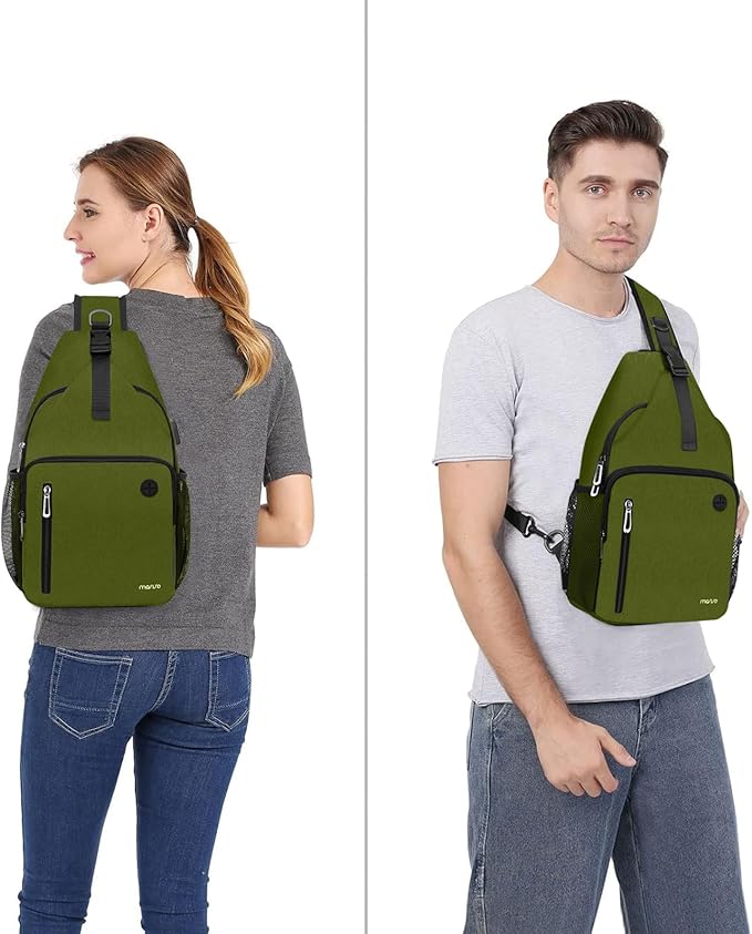 MOSISO Sling Backpack Bag, Crossbody Shoulder Bag Travel Hiking Daypack Chest - Image 7