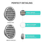 Silicone Twist Hair Brush, Magic Curling Hair Tool for Afro Curls,Vertical Stripe Curl Brushes, Detachable Two-Sided for Men Women Boy Girl Comb, Gray, 1 Piece