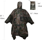 longsinger Rain Poncho for Adult, Waterproof Rain Poncho - Image 4