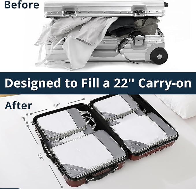 6 Set Compression Packing Cubes - Image 6