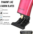 Supreme Trimmer T-Shaper ST5205 | Professional Barber Trimmer Hair Clippers for Men | Cordless Hair Trimmer Zero Gapped Liner Beard Trimmer | Pink DLC