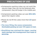 BAGAIL 4 Set/6 Set/8 Set Compression Packing Cubes Travel Accessories - Image 5