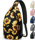 Crossbody Bags for Women Men Trendy Sling Bag Bakpack Casual Chest Bag by Pritent