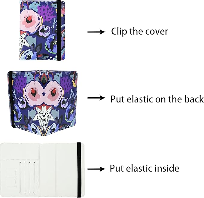 Passport Holder for Women and Men PU Leather Passport Cover for Travel - Image 4