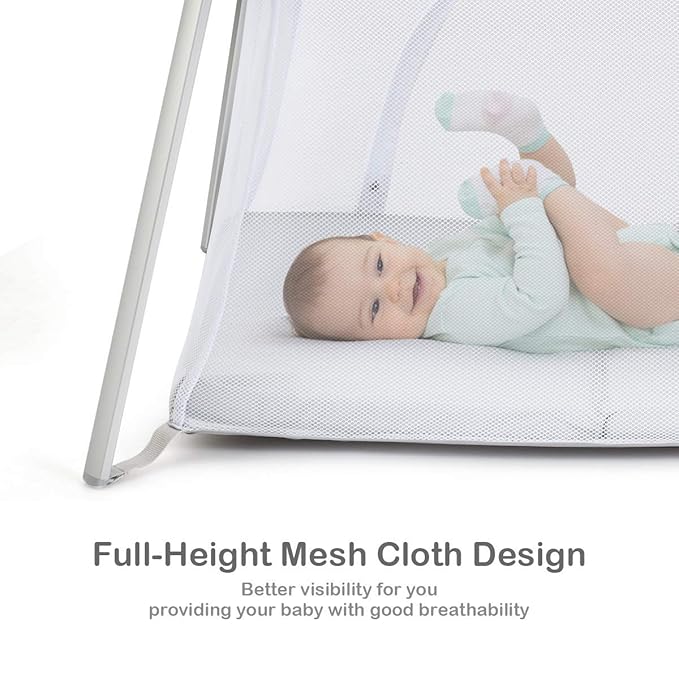 BABY JOY 2 in 1 Travel Crib - Image 8