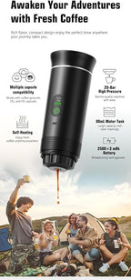 Portable Electric Coffee Maker, Digital Display, Compatible - Image 6