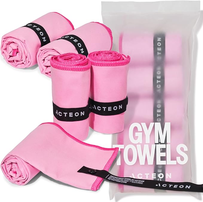 Acteon Microfiber Quick Dry Gym Towels, Womens Workout Accessories - Image 8