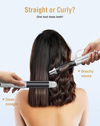 Europe Travel Curling Iron Mini: Dual Voltage Curling Iron for Traveling - Mini Travel Curling Irons 1 Inch with US Plug,Black 450℉ for Thick/Coarse Short Hair