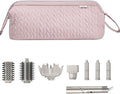 Shark Flex Style Case for Dyson Airwrap Hair Dryer Brush Revlon Hair Tools Travel Bag Carrying Case Flat Curling Iron Organizer (Pink)