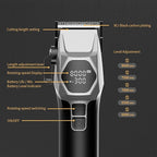 Professional Hair Clippers for Men - 8000RPM Brushless Motor & 440C Steel Blades, Barber-Grade Cordless Clippers & Trimmer Set for Fade Designs, Hair Cutting Tools for Professional Barbers