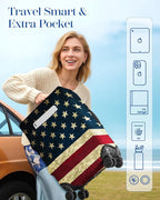 Slohif Luggage Cover for Suitcase Tsa Approved Protector - Image 3