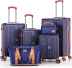 Hoteel Luggage 6-piece Set, 360° Universal Suitcases by HOTEEL