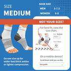 Plantar Fasciitis Sock for Men and Women, Compression Foot Sleeves - Image 3