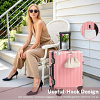 Krute Luggage 24 Inch Aluminum Frame Zipperless Suitcase - Image 7