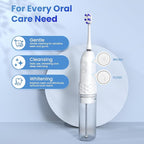 Portable Water flosser with Electric Toothbrush, 2 in 1 Teeth Cleaning Kit - Image 3