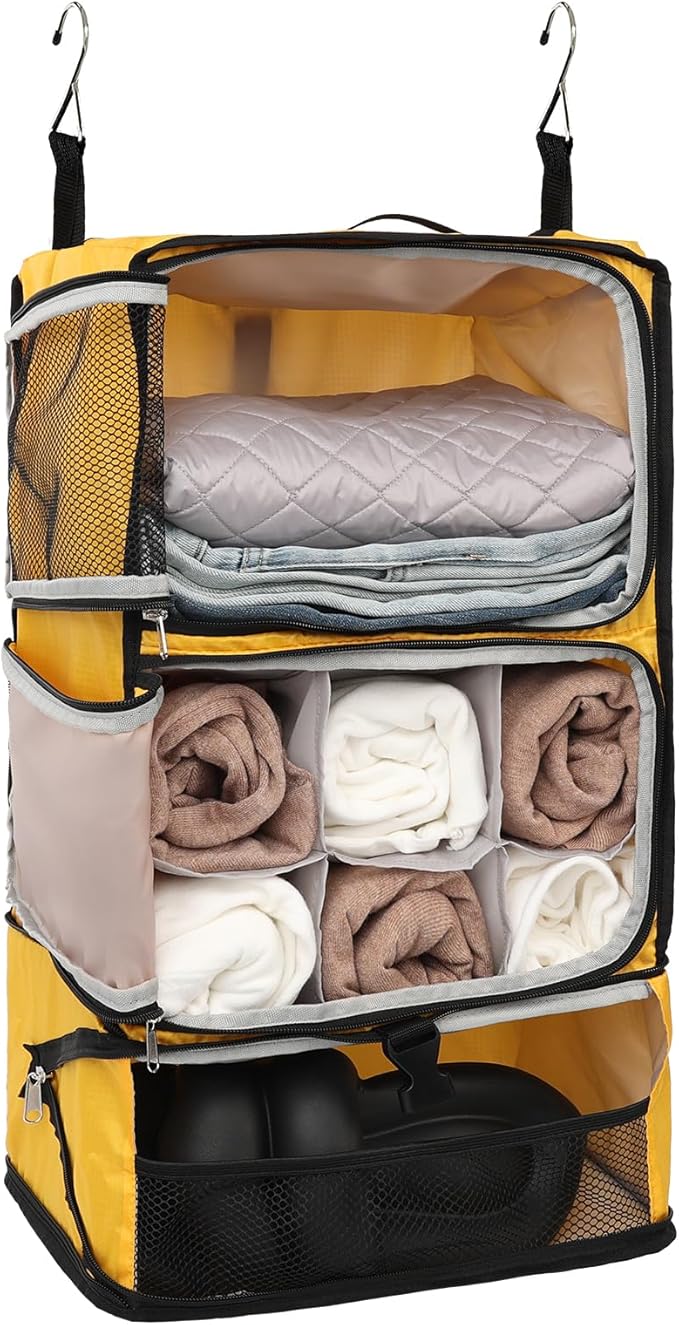 TABITORA Travel Portable Hanging Shelves Closet Organizer Packing Luggage by TABITORA%EF%BC%9ANewStart%EF%BC%8CNewLife