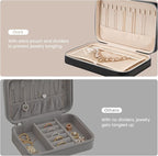 Lolalet Travel Jewelry Case for Women, Travel Jewelry Organizer Box - Image 4