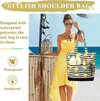 VASCHY Beach Bag for Women, Large Waterproof Sandproof Fold-able Packable Pool - Image 6