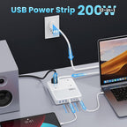 12-in-1 Charging Station USB C Power Strip - Image 5