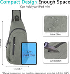 TITECOUGO Small Sling Bag, Lightweight Crossbody Backpack - Image 4