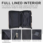Merax 28 Inch Checked-Large Luggage - Image 8
