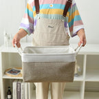 TheWarmHome Storage Basket for Organizing- 15.7x11.8x8.2 inch 1 Pack Fabric - Image 5