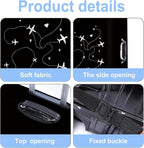 Luggage Cover Washable Suitcase Protector Anti-Scratch, Stretchable Fit - Image 4