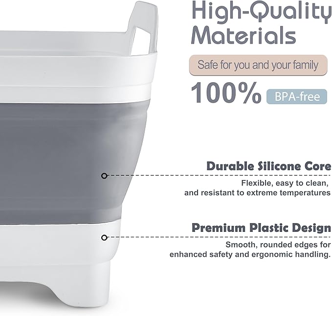 2.4 Gal Collapsible Dish Basin - Image 5