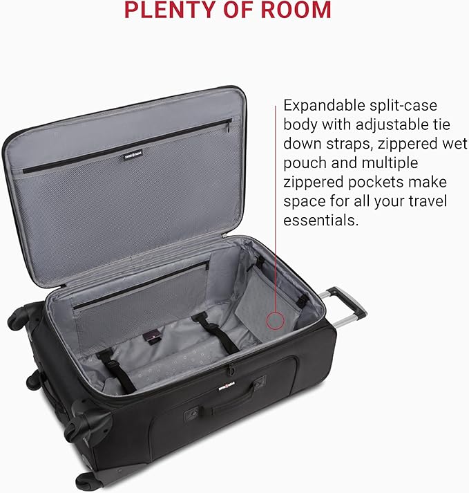 SwissGear Sion Softside Expandable Luggage, 3-Piece Set - Image 5