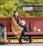 Travel Blanket Lightweight and Breathable, 67 x 48 in Soft Airplane Flight - Image 5