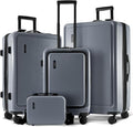 Hard Shell Luggage Sets with Spinner Wheels 4 Piece, Expandable Large Suitcases by TravelArim