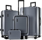 Hard Shell Luggage Sets with Spinner Wheels 4 Piece, Expandable Large Suitcases by TravelArim