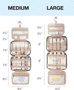 BAGSMART Toiletry Bag Hanging Travel Makeup Organizer - Image 4