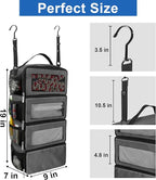 Suitcase Organizer, Travel Luggage Organizer Portable Hanging Travel Shelves - Image 2