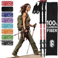 100% Carbon Fiber Trekking Poles by USA Brand by HikerHungerOutfitters
