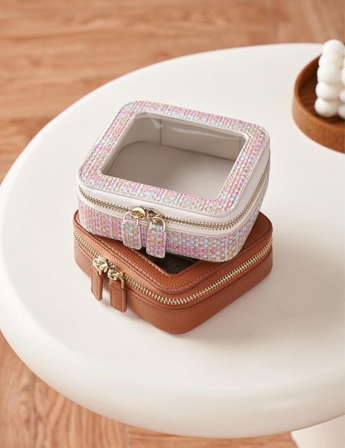 Popvibe Clear Makeup Bag Travel Cosmetic Case Transparent Toiletry Bag - Image 8