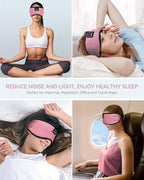 MUSICOZY Bluetooth 5.4 Sleep Headphones Eye Mask, Breathable Sleeping Headband - Image 7