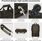 Hanke Suitcases with Wheels Expandable Foldable Luggage Bag Suitcase - Image 4