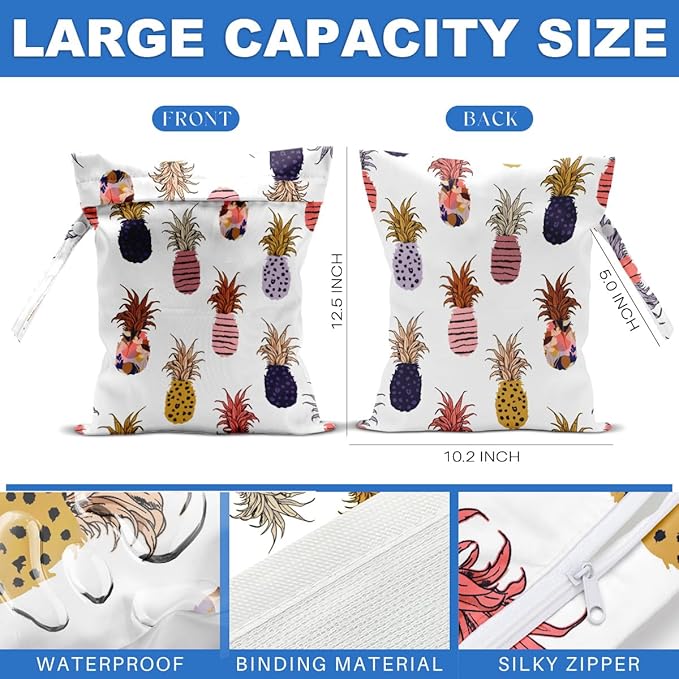 Beach Bags Wet Bag for Swimsuit Tote Bag for Friends Travel Gifts, Aloha Bags - Image 3