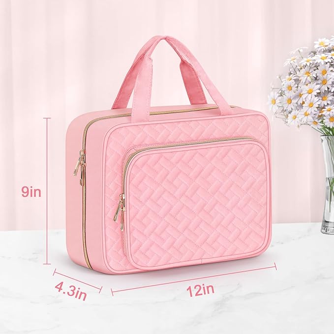 Wedama Toiletry Bag for Women, Large Cosmetic Travel Bag, Hanging Toiletry Bag - Image 6