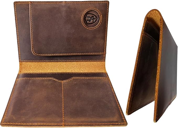 STAR VISTA Albatross Leather Travel Passport Holder, Minimalist Design - Image 6