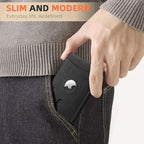 RUNBOX AirTag-Wallet-Mens-Slim-RFID Blocking Wallets Leather - Image 7