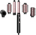 SKIMI 110,000 RPM Brushless Motor Hair Dryer Brush - 5 Muti-Styler for Fast Drying, Curling, Volumizing & Straightening | High-Speed Hot Air Brush for All Hair Types (Black & Blush Rose)